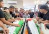 أهالي دير جرير يشيعون الشهيدين أحمد أبو مخو وعودة فراحنة