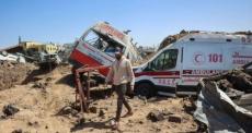 استهداف الطواقم الطبية في قطاع غزة