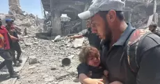 طفلة شهيدة في غزة