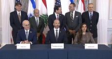 توقيع اتفاق إطاري بين لبنان وإسرائيل برعاية أمريكية