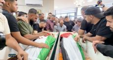 أهالي دير جرير يشيعون الشهيدين أحمد أبو مخو وعودة فراحنة