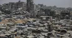 خيام الغزيين