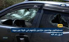 مستوطنون يهاجمون مزارعين بأرضهم في قرية عين ببرود شرق رام الله