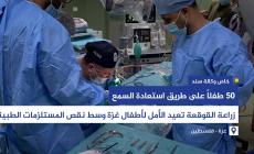 50 طفلاً على طريق استعادة السمع