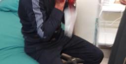 الشاب المصاب حسين ابو فانوس