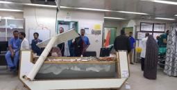 جانب من الاعتداء