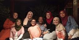 الشهيدة عائشة الرابي مع عائلتها