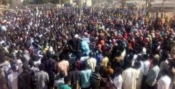 تفريق المتظاهرين في السودان بالقوة