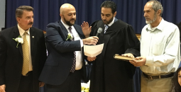 القاضي عبد المجيد عبد الهادي يؤدي اليمين القانونية