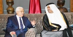 الرئيس عباس يلتقي أمير قطر اليوم