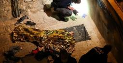 جثمان الشهيد محمود كميل منفذ عملية باب حطة في القدس