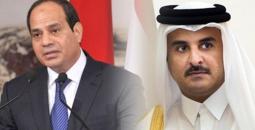 أمير قطر يهنىء السيسي.jpg