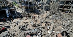 120 منظمة أهلية تدعو للإسراع في إعمار غزة