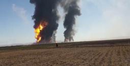 انفجار خط لمكثفات الغاز في إيران