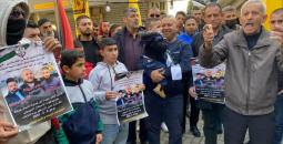 مسيرة في جنين تنديداً بجريمة الاحتلال في نابلس