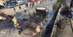 انفجار شاحنة محملة بالمحروقات في لبنان