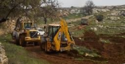 الاحتلال يستولي على معدات ثقيلة في بيت لحم