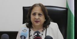 وزيرة الصحة الفلسطينية مي الكيلة