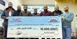 فلسطين تجمع 10 مليون دولار لإغاثة اللاجئين السوريين