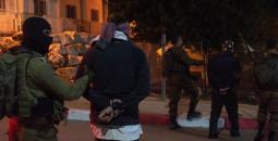 اعتقالات إسرائيلية في الضفة الغربية