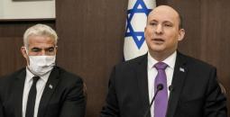 رئيس الوزراء الإسرائيلي نفتالي بينيت ووزير الخارجية الإسرائيلي لائير لابيد