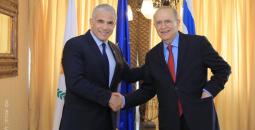 وزير الخارجية الإسرائيلي ووزير الخارجية القبرصي