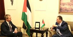 سفير فلسطيني في لقاء مبعوث الاتحاد الأوروبي