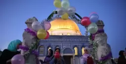 عيد الفطر في المسجد الأقصى