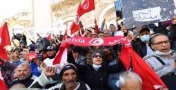 وقفة لجبهة الخلاص الوطني في تونس.jpg