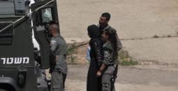 اعتقال فلسطينية