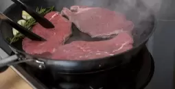 طهو اللحم