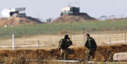 جنود الاحتلال على حدود قطاع غزة