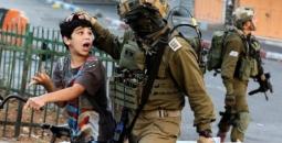 اعتقال طفل فلسطيني في الضفة الغربية.jpg