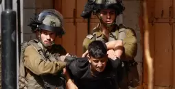 خلال اعتقال الاحتلال لفتى فلسطيني