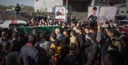 تشييع جثامين 8 فلسطينيين
