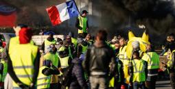 مظاهرة لـ السترات الصفراء في فرنسا.jpg
