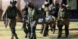 نقل جندي إسرائيلي مصاب