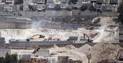 أعمال توسعة في مستوطنة إسرائيلية على حساب أراض فلسطينية.jpg