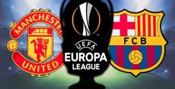 تردد القنوات الناقلة لمباراة برشلونة ومانشستر يونايتد في الدوري الأوروبي