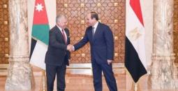 الرئيس السيسي (يمين الصورة) والعاهل الأردني (يسارًا).jpg