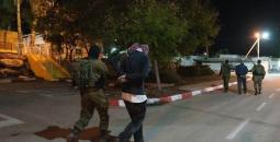اعتقالات إسرائيلية ليلية