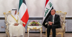 وزير الخارجية العراقي ونظيره الكويتي