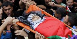تشييع جثمان طفل فلسطيتي استشهد برصاص الاحتلال.jpg