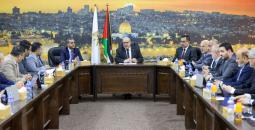 اجتماع لجنة العمل الحكومي في غزة