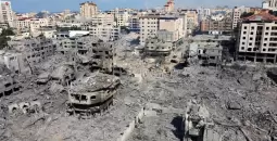 قصف غزة والدمار.webp