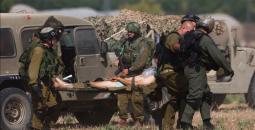 نقل جندي إسرائيلي أصيب في معارك غزة