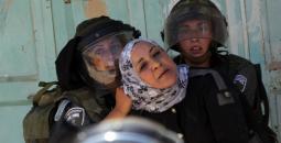 اعتقال سيدة فلسطينية.jpeg