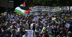 مظاهرة ضد الإبادة في غزة