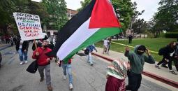 اعتصام طلاب جامعة كاليفورنيا الأمريكية