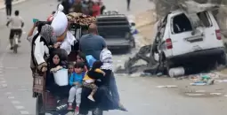 نزوح مدنيين من قطاع غزة.webp